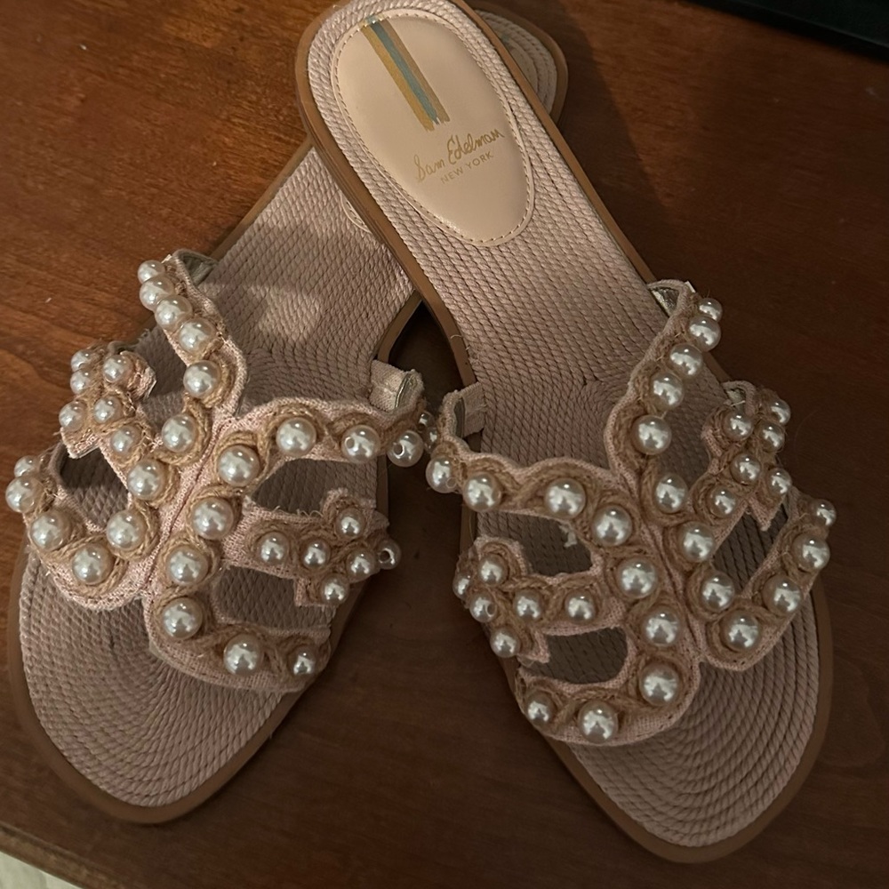 Sam Edelman pearl sandals